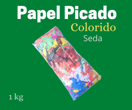 Papel Picado Colorido - seda- 1kg